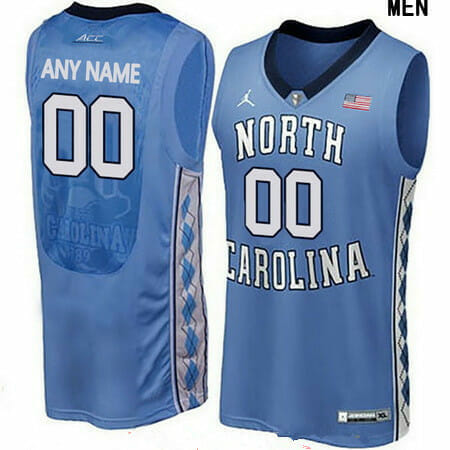 Custom North Carolina Tar Heels Jersey College Basketball Name and Number Light Blue, Top Smart Design Custom North Carolina Tar Heels Jersey College Basketball Name and Number Light Blue, Top Smart Design