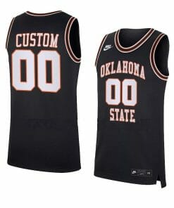 Oklahoma State Cowboys Jersey Custom College Basketball Jerseys Name and Number Black