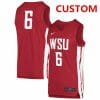 Custom Loyola Ramblers Jersey College Basketball Name and Number Red, Top Smart Design Custom Loyola Ramblers Jersey College Basketball Name and Number Red, Top Smart Design