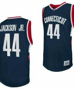 Andre Jackson Jersey UConn Huskies College Basketball Navy Retro #44