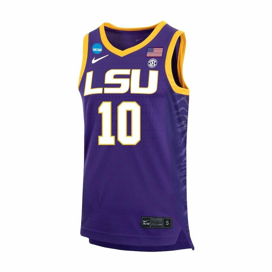 Angel Reese Jersey LSU Tigers Basketball 2023 NCAA College Purple #10, Top Smart Design Angel Reese Jersey LSU Tigers Basketball 2023 NCAA College Purple #10, Top Smart Design