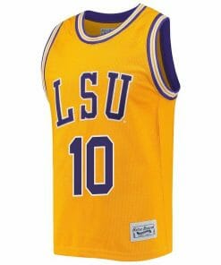 Angel Reese Jersey LSU Tigers Basketball 2023 NCAA College Retro Gold #10, Top Smart Design Angel Reese Jersey LSU Tigers Basketball 2023 NCAA College Retro Gold #10, Top Smart Design