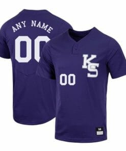 Custom Kansas State Wildcats Jersey Name and Number Baseball NCAA College Purple