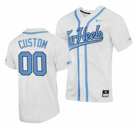 Custom North Carolina Jersey Name and Number NCAA College White, Top Smart Design Custom North Carolina Jersey Name and Number NCAA College White, Top Smart Design