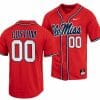 Custom Ole Miss Rebels Jersey Name and Number Baseball NCAA College White, Top Smart Design Custom Ole Miss Rebels Jersey Name and Number Baseball NCAA College White, Top Smart Design