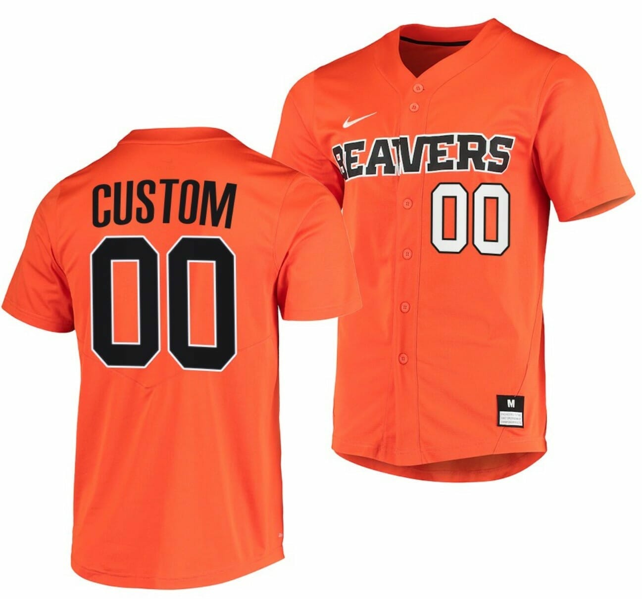 Custom Oregon State Beavers Jersey Name and Number Baseball NCAA College Orange, Top Smart Design Custom Oregon State Beavers Jersey Name and Number Baseball NCAA College Orange, Top Smart Design