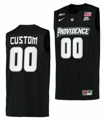Custom Providence Friars Jersey Name and Number College Basketball BLM Black, Top Smart Design Custom Providence Friars Jersey Name and Number College Basketball BLM Black, Top Smart Design