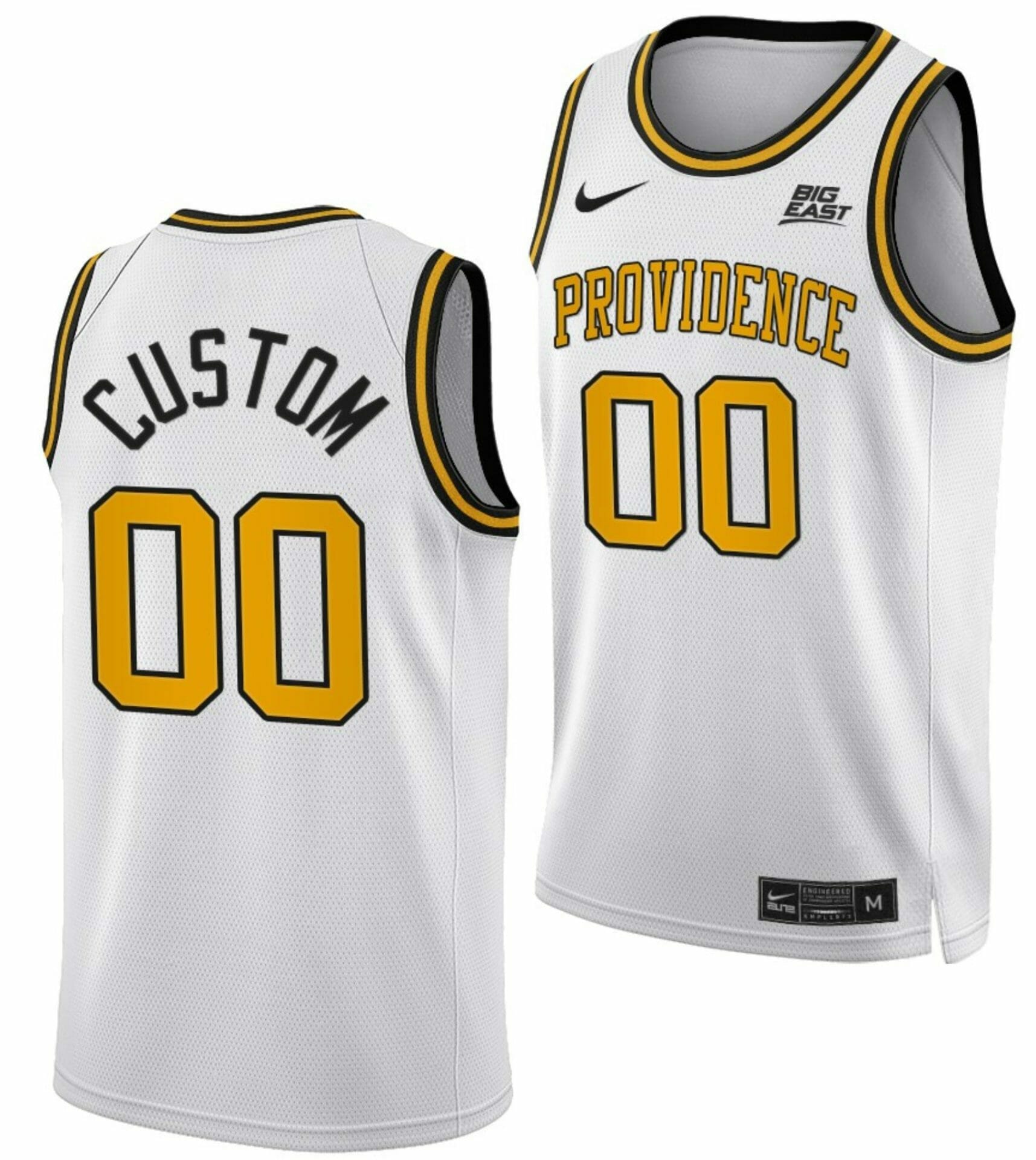 Custom Providence Friars Jersey Name and Number College Basketball Big East White, Top Smart Design Custom Providence Friars Jersey Name and Number College Basketball Big East White, Top Smart Design