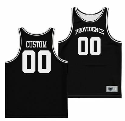 Custom Providence Friars Jersey Name and Number College Basketball Black, Top Smart Design Custom Providence Friars Jersey Name and Number College Basketball Black, Top Smart Design