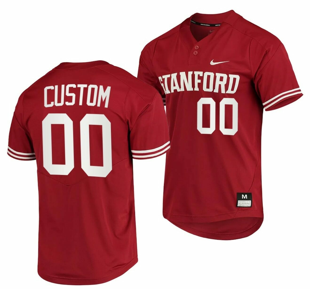 Custom Stanford Cardinal Baseball Jersey Name and Number NCAA College PAC-12 Conference Tournament Champs Red, Top Smart Design Custom Stanford Cardinal Baseball Jersey Name and Number NCAA College PAC-12 Conference Tournament Champs Red, Top Smart Design