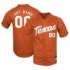 Custom Texas Longhorns Baseball Jersey Name and Number NCAA College White, Top Smart Design Custom Texas Longhorns Baseball Jersey Name and Number NCAA College White, Top Smart Design