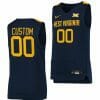 Custom West Virginia Jersey Name and Number Mountaineers College Basketball Home White, Top Smart Design Custom West Virginia Jersey Name and Number Mountaineers College Basketball Home White, Top Smart Design