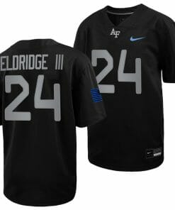 Air Force Falcons John Lee Eldridge III Jersey #24 Football 2022 Space Force Rivalry Alternate Black