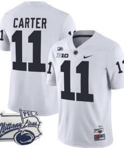 Abdul Cater Jersey #11 Penn State Nittany Lions PSU Patch College Football All Stitched White