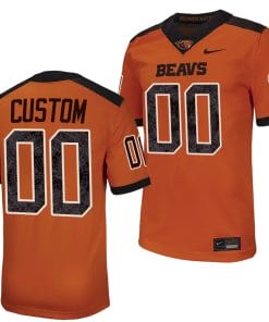 Custom Oregon State Beavers Jersey Name and Number College Football Stitched Orange
