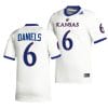 Kansas Jayhawks Jalon Daniels Jersey #6 College Football White